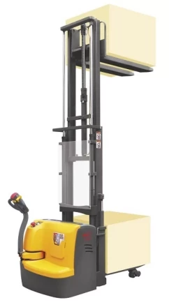 Штабелер самоходный 1,5 т 4,5 м XILIN CDDR15S Li-ion двухуровневый (сопровождаемый) 24/225 В/Ач 1041015 купить в Уфе