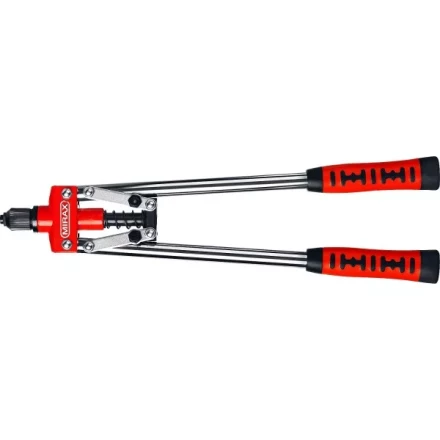 Заклепочник двуручный, MIRAX 31034, для заклёпок d=3,2 / 4,0 / 4,8 мм из алюминия и стали, литой корпус 31034_z01 купить в Уфе