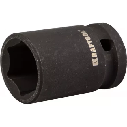 Торцовая головка KRAFTOOL &quot;INDUSTRIE QUALITAT&quot; ударная (1/2&quot;), FLANK, Cr-Mo, фосфатированная, 15 мм 27940-15 купить в Уфе