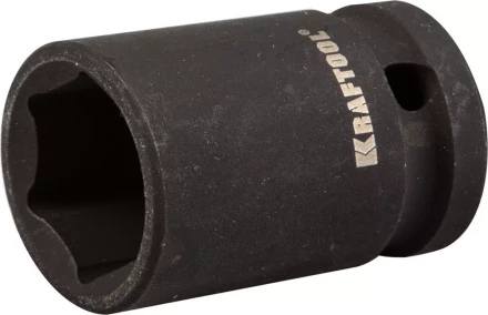 Торцовая головка KRAFTOOL &quot;INDUSTRIE QUALITAT&quot; ударная (1/2&quot;), FLANK, Cr-Mo, фосфатированная, 15 мм 27940-15 купить в Уфе