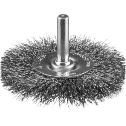 ЗУБР &quot;ПРОФЕССИОНАЛ&quot;. Щетка дисковая для дрели, витая стальная проволока 0,3мм, 63мм 35198-063_z02