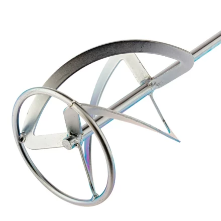 Насадка для миксера, для тяжелых растворов Сибртех, 160 х 590 мм, оцинкованная, хвостовик резьба М14, 848967 купить в Уфе