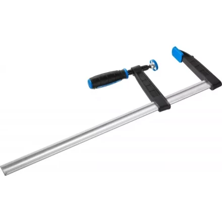 Струбцина ЗУБР &quot;ПРОФЕССИОНАЛ&quot;, тип &quot;F&quot;, двухкомпонентная ручка, стальная закаленная рейка, 120х500мм 32155-120-500 купить в Уфе