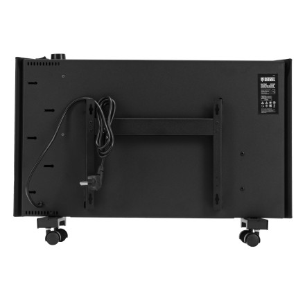 Конвектор электрический Denzel XCE-1500 B, 230 В, 1500 Вт, X-образный нагреватель черный 98128 купить в Уфе