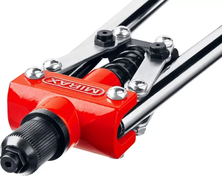 Заклепочник двуручный, DEXX 31034, заклёпки из Al и стали, регулят усил вытяг, d=2,4/3,2/4,8мм 31034 купить в Уфе