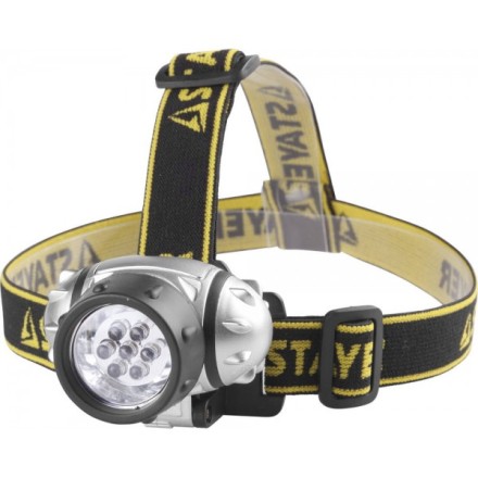 Фонарь STAYER &quot;STANDARD&quot; налобный светодиодный, 7LED, 3 режима, 3ААА 56572 купить в Уфе