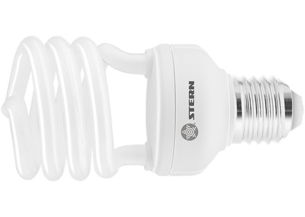 Лампа компактная люминесцентная полуспиральная 20W 2700K E27 8000ч Stern 90903 купить в Уфе