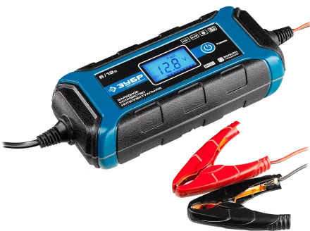 Зарядные устройства 4 А серия ПРОФЕССИОНАЛЗарядное устройство ЗУБР Профессионал 6/12 В, 4А, IP65, ЗУ-120 59300 купить в Уфе