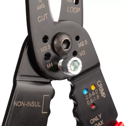 Многофункциональный стриппер КВТ WS-01F для снятия изоляции с проводов 0.5–4.0 мм (101541) купить в Уфе