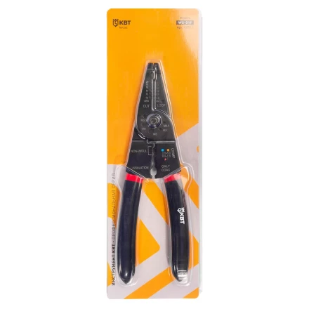 Многофункциональный стриппер КВТ WS-01F для снятия изоляции с проводов 0.5–4.0 мм (101541) купить в Уфе