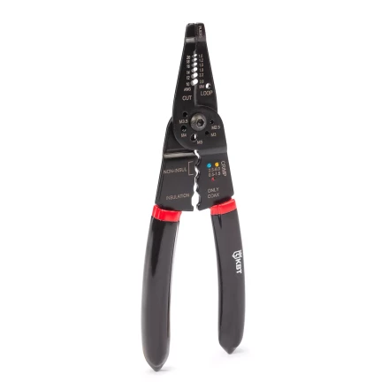 Многофункциональный стриппер КВТ WS-01F для снятия изоляции с проводов 0.5–4.0 мм (101541) купить в Уфе