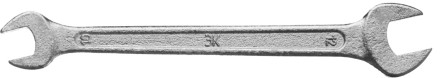 Ключ рожковый гаечный ЗУБР &quot;СТАНДАРТ&quot;, оцинкованный, 10х12мм 27115-10-12 купить в Уфе
