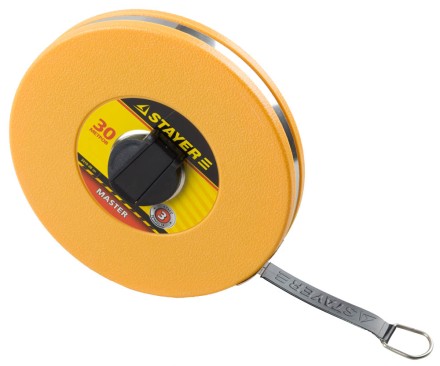Мерная лента STAYER &quot;MASTER&quot; F-30, фиберглассовое двустороннее полотно, 30м 3415-30_z01 купить в Уфе