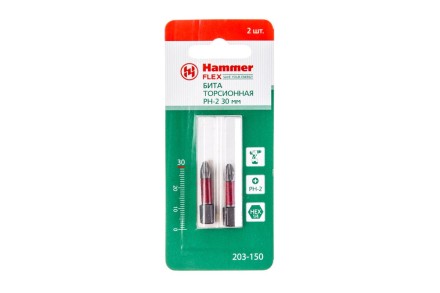 Бита HAMMER PH2 30мм (2шт.) купить в Уфе