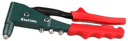 Заклепочник с функц. удержание заклёпки, KRAFTOOL &quot;FX-9&quot; 31177, d=2,4-4,8 мм из нерж стали Al, стали, литой корпус, кован рукоятка 31177 купить в Уфе