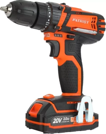 Дрель-шуруповерт аккумуляторная PATRIOT BR 201UES в кейсе купить в Уфе