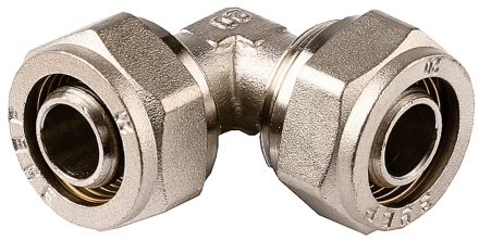 Уголок ЗУБР соединительный, цанга-цанга, 16х16х2,0, никель 51408-16 купить в Уфе