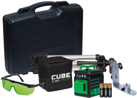 Нивелир лазерный ADA Cube 2-360 Home Green Ultimate Edition купить в Уфе
