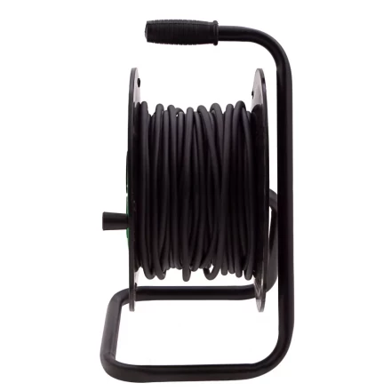 Удлинитель силовой 30 м Сибртех 95863, 16А, тип УХ10, ПВС, на кабельной катушке, 4 розетки без заземления купить в Уфе