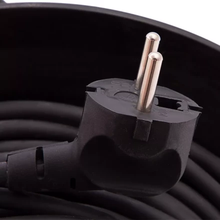 Удлинитель силовой 30 м Сибртех 95863, 16А, тип УХ10, ПВС, на кабельной катушке, 4 розетки без заземления купить в Уфе