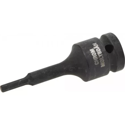 Торцовая головка KRAFTOOL &quot;INDUSTRIE QUALITAT&quot; ударная (1/2&quot;), HEX, Cr-Mo, фосфатированная, H4 27950-04 купить в Уфе