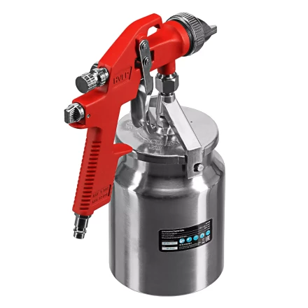 Краскораспылитель HVLP пневмат. с нижним бачком V= 1 л, сопло диаметром 1.4 мм// Matrix 57319 купить в Уфе