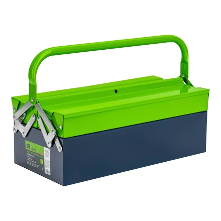 Ящик для инструмента Сибртех 90750, 430 х 200 х 160 мм, три секции, металлический купить в Уфе