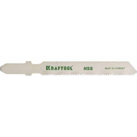 Полотна KRAFTOOL, T118A, для эл/лобзика, HSS, по металлу (1,5-2мм), EU-хвост., шаг 1,2мм, 55мм, 5шт 159551-1.2-S5 купить в Уфе