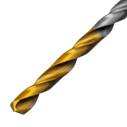 Сверло спиральное по металлу 3,5 x 70 мм, Р6М5, Golden Tip , 2шт. Denzel 718227 купить в Уфе