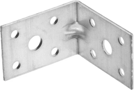 Крепежный угол ЗУБР &quot;МАСТЕР&quot; усиленный, 35х50х50мм, 20шт 310115-35-050 купить в Уфе