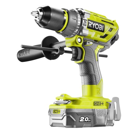 Ryobi Бесщеточная ударная дрель шуруповерт R18PD7-220B 5133004295 купить в Уфе