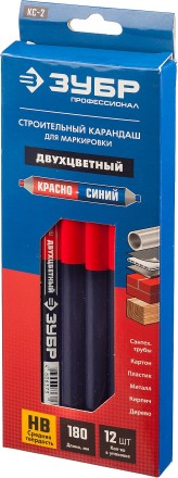 Карандаш разметочный двухцветный серия ПРОФЕССИОНАЛ купить в Уфе