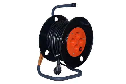 Удлинитель электрический силовой катушка 20м 4 роз ЭНКОР 1/2 69600 купить в Уфе