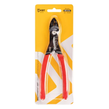 Многофункциональный стриппер КВТ WS-01A для снятия изоляции с проводов 0.5–4.0 мм (102403) купить в Уфе