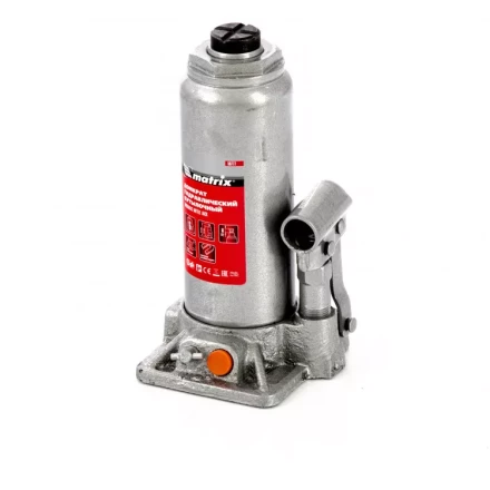 Домкрат гидравлический бутылочный 6 т в пластиковом кейсе Matrix 50777 купить в Уфе