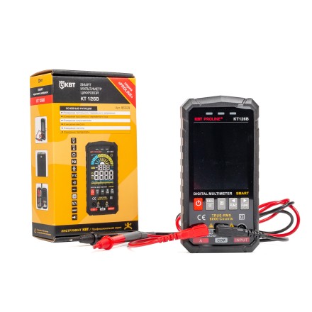 Мультиметр цифровой КВТ SMART KT 126В с True RMS (86329) купить в Уфе