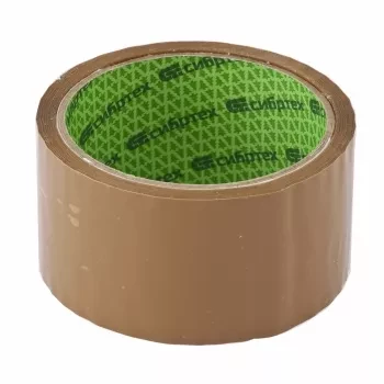 Клейкая лента &quot;Эксперт&quot; 45 мкм 48 мм х 60 м цвет коричневый Сибртех 88724 купить в Уфе