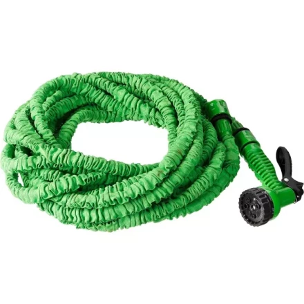 РОСТОК. Набор поливочный: Шланг удлиняющийся 22,5 м, распылитель пистолетный 7 поз., адаптер внеш 1/2&quot;x3/4&quot; 428498-22 купить в Уфе