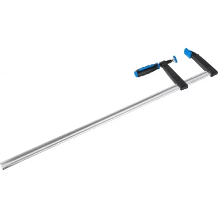 Струбцина ЗУБР &quot;ПРОФЕССИОНАЛ&quot;, тип &quot;F&quot;, двухкомпонентная ручка, стальная закаленная рейка, 120х800мм 32155-120-800 купить в Уфе