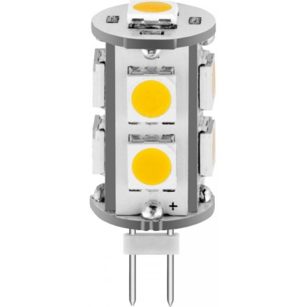 Лампа СВЕТОЗАР светодиодная &quot;LED technology&quot;, теплый белый свет (3000К), 12В, 1,8Вт (10) 44590-10 купить в Уфе
