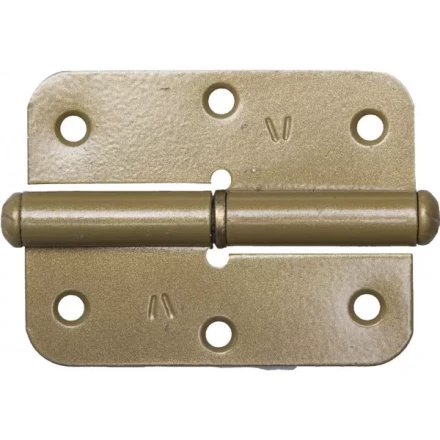 Петля накладная стальная "ПН-85", цвет золотой металлик, левая, 85мм 37643-85L купить в Уфе