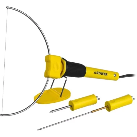 Прибор STAYER MASTER MAXtermo для художественной резки пенопласта, пластика, 3 насадки, 7Вт 45257-H3 купить в Уфе