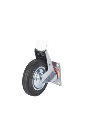 Колесо поворотное резина SCb 63 160 мм с тормозом (F) 1001719 купить в Уфе