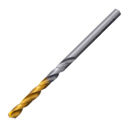 Сверло спиральное по металлу Denzel 4 x 75 мм, Р6М5, Golden Tip, 718229 купить в Уфе