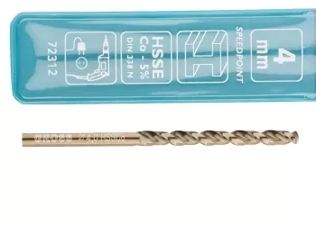 Сверло спиральное по металлу, 4,0 мм, HSS-Co  GROSS 72312 купить в Уфе