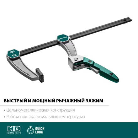 Струбцина KL-xx тип F, быстрозажимная 32019-120-300 купить в Уфе