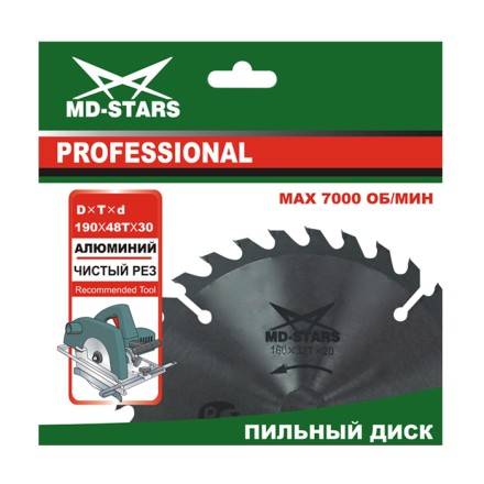 Пильный диск MD-STARS (профессионал) алюминий PPA1904830 купить в Уфе