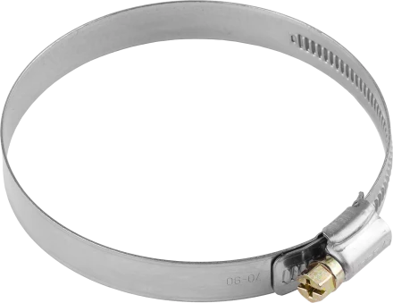 Хомуты нержавеющие с накатной лентой 12 мм коробка серия ПРОФЕССИОНАЛ купить в Уфе