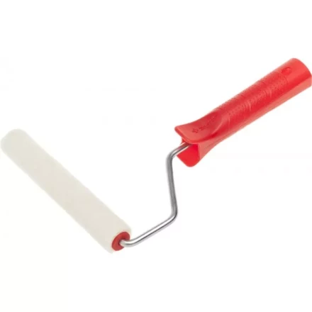 Мини-валик ЗУБР "ЭКСПЕРТ" "ВЕЛЮР", 100% шерсть, ворс 4мм, ручка 6мм, d=15/150мм 03536-15 купить в Уфе