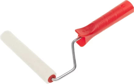 Мини-валик ЗУБР "ЭКСПЕРТ" "ВЕЛЮР", 100% шерсть, ворс 4мм, ручка 6мм, d=15/150мм 03536-15 купить в Уфе